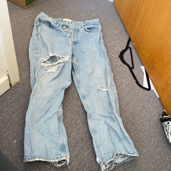 Agolde 90s distressed light wash jeans - Picture 6 of 12